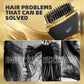 Heated Hair Straightening Brush: Digital Temperature Styling Comb with Protective Cover