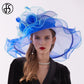 Flower hats: Women Fedoras Flower Hats For Female