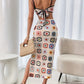 Sleeveless Cut-Out Dress Back View