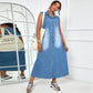 Denim Button Front Dress