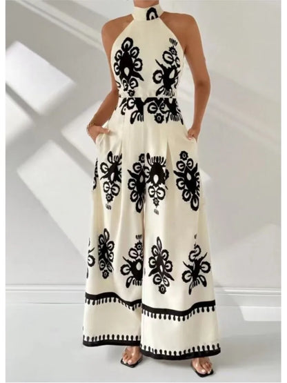 Halter Neck Jumpsu