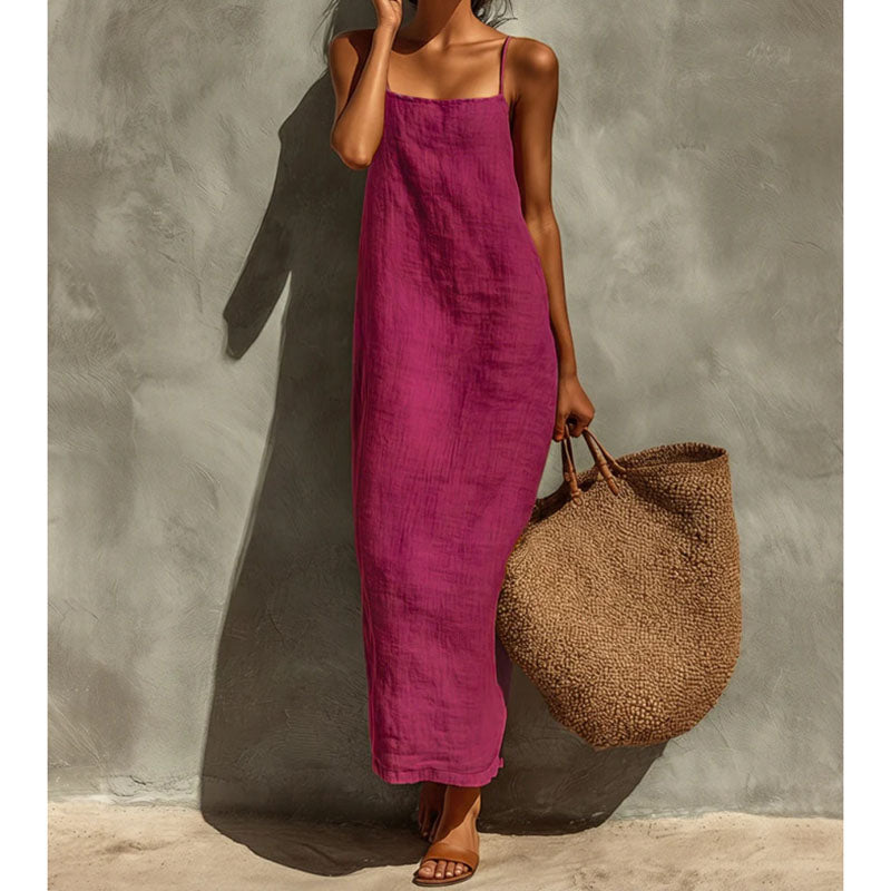 Minimalist spaghetti strap dress