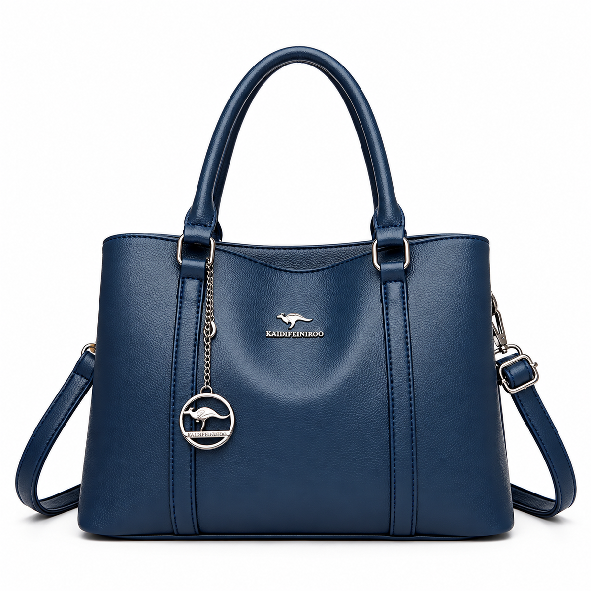 Double handle shoulder purse
