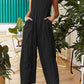 Wide leg pocket jumpsuit