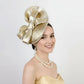 Vintage bow cocktail hat