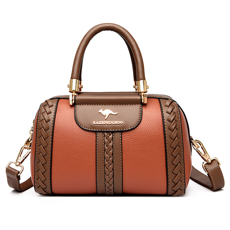 Braided detail shoulder bag