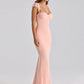 Ruffle strap mermaid dress