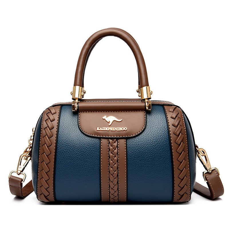 Gold hardware satchel purse