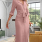Tie waist long sleeve dress