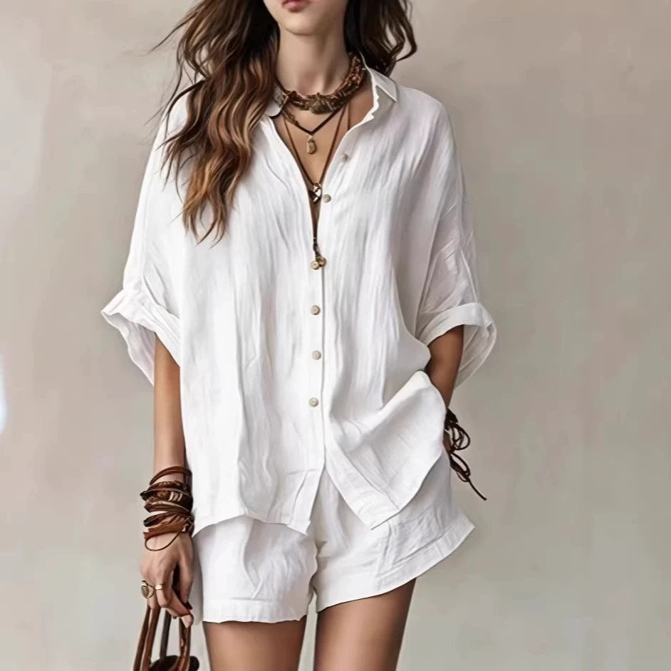 White two piece set
