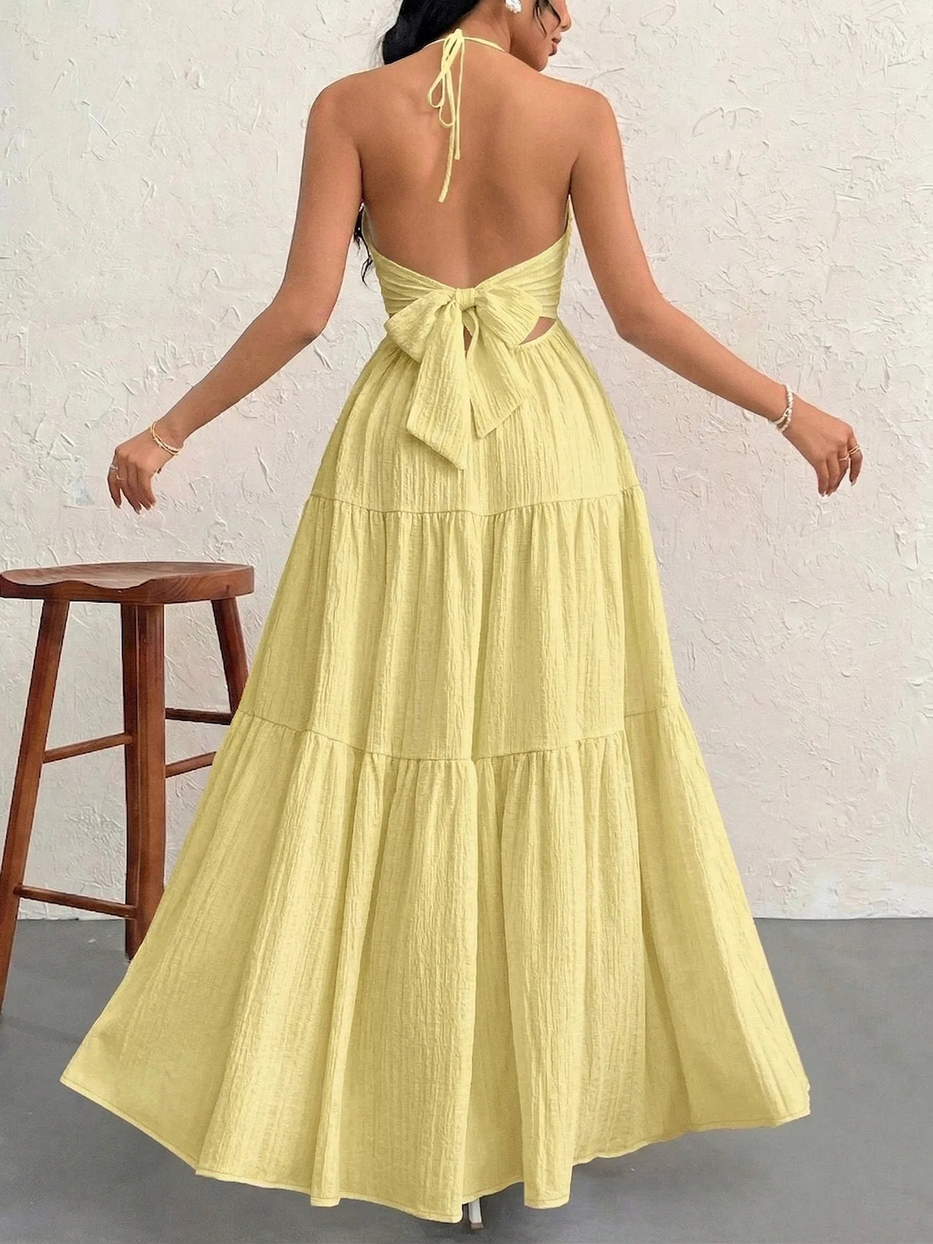 Tie Back Maxi Dress