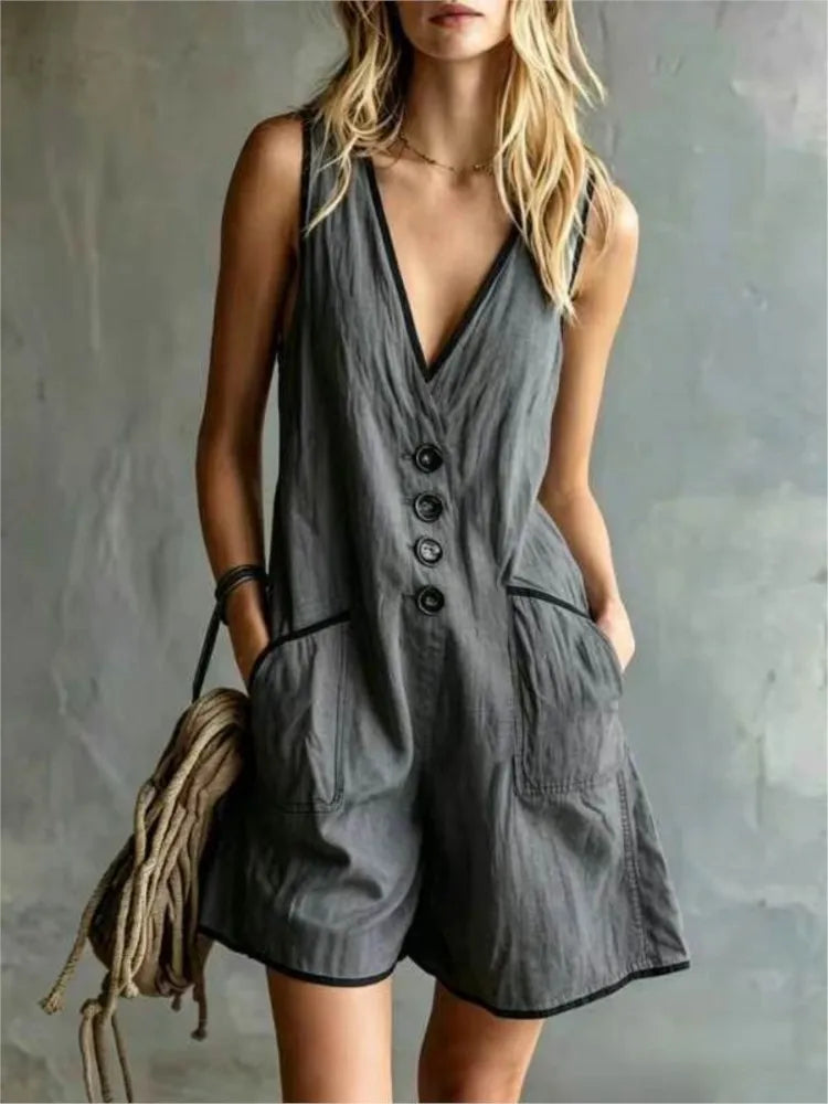 Romper with Pockets