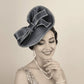 Statement bow fascinator hat