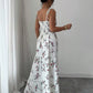 Tiered floral summer dress