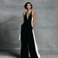 Sleeveless Color Block Jumpsuit