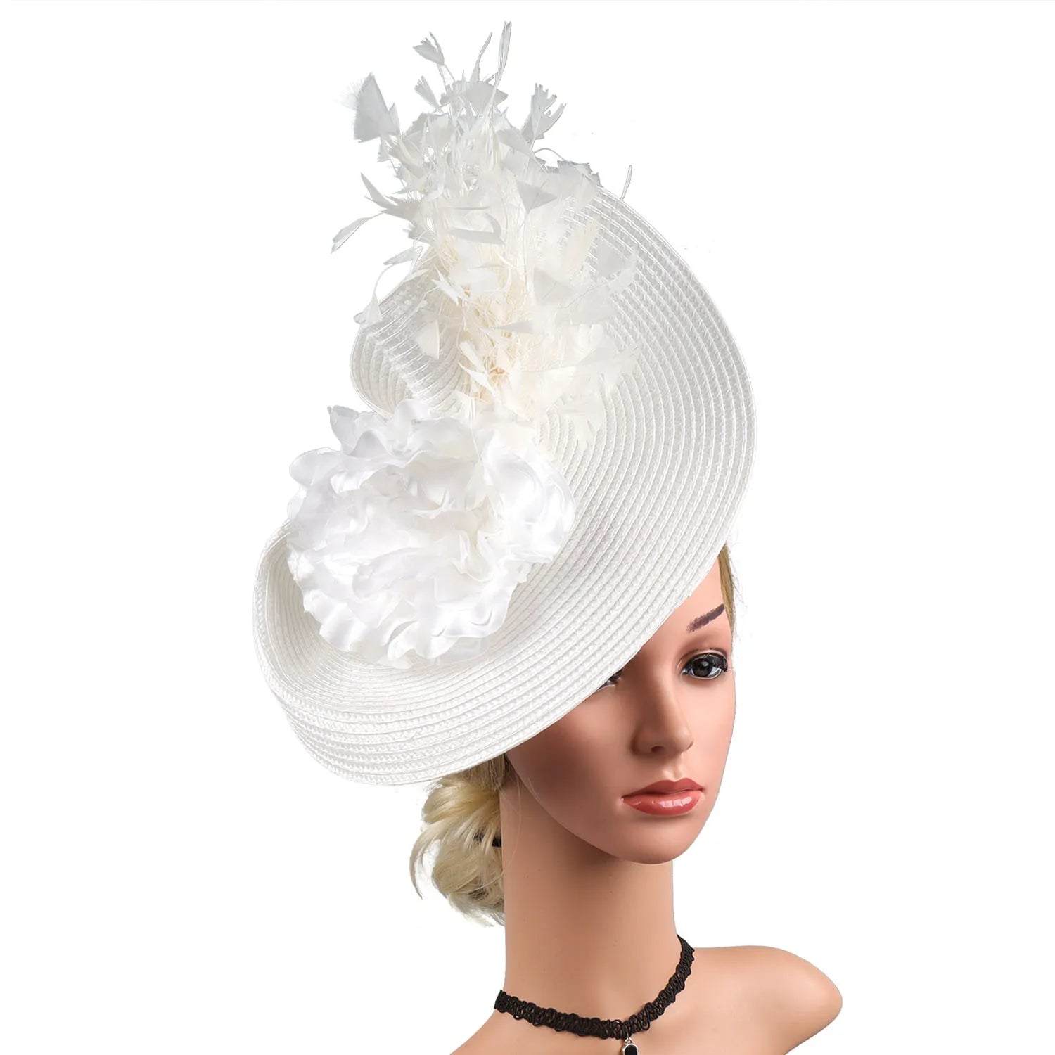 Oversized flower fascinator