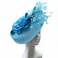 Sinamay flower fascinator