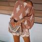 Off shoulder boho romper