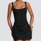 Elegant black corset dress