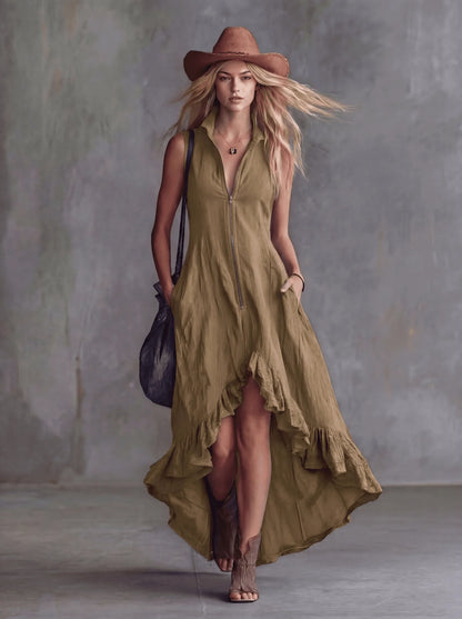 Ruffle Maxi Dress