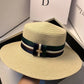 Beige Wide Brim Fedora