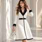 White black blazer dress