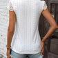Short Sleeve Eyelet Shirt