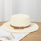 Flat Top Straw Hat