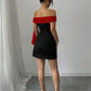 Off shoulder bow dress