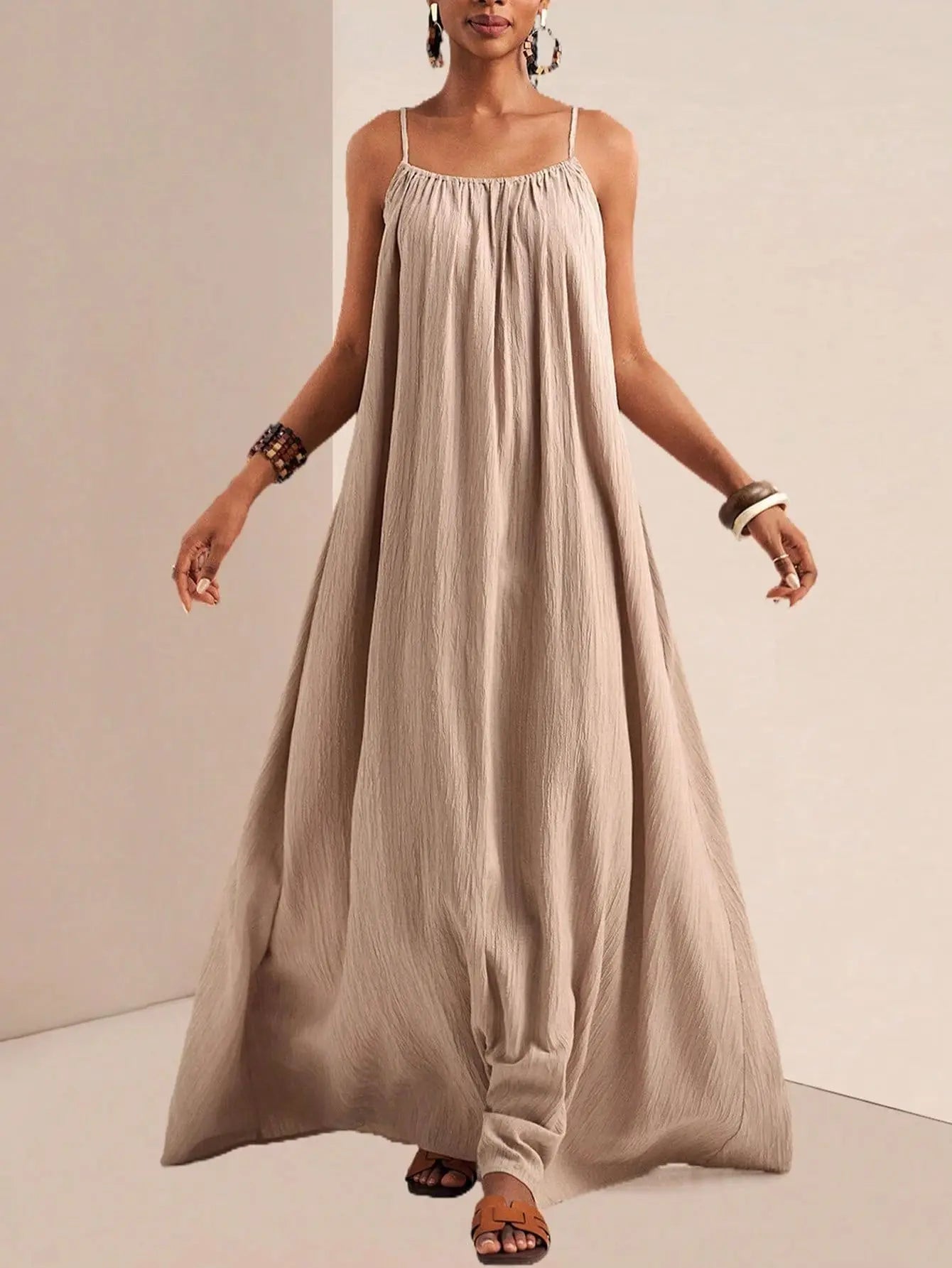 Spaghetti strap maxi dress