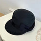 Bow accent summer hat