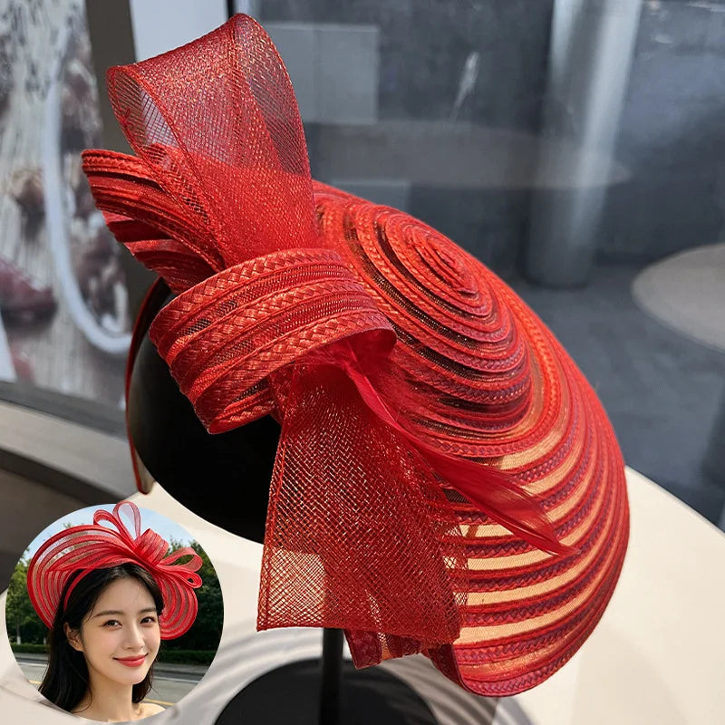 Sinamay Mesh Church Hat