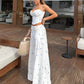 White two piece outfit
