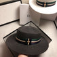 Black Straw Summer Hat