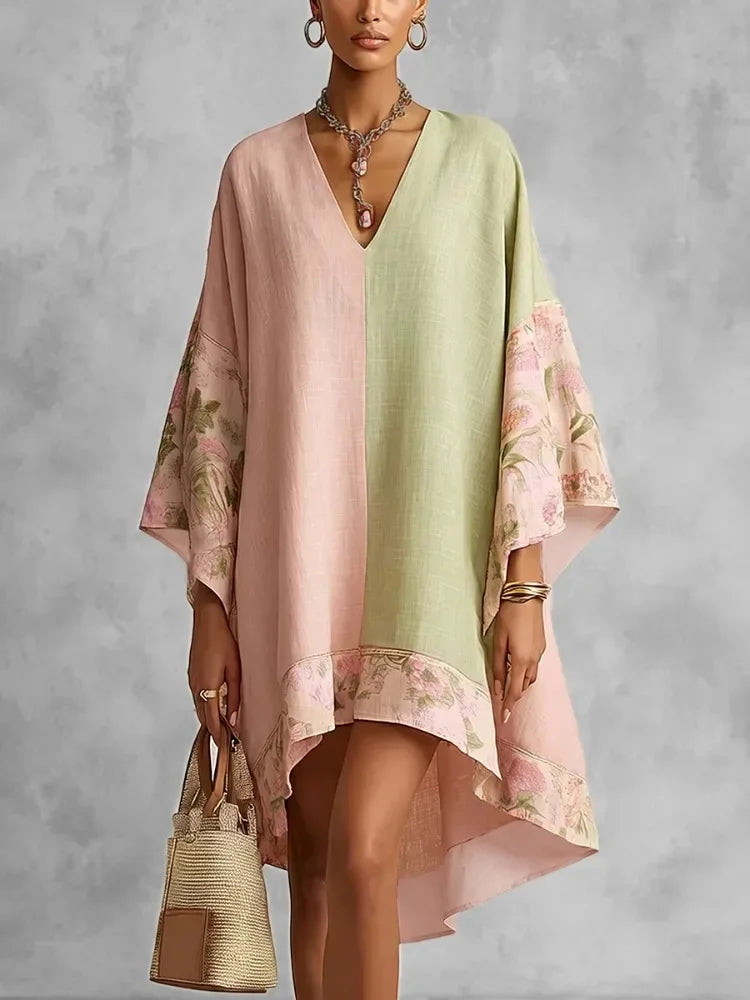 Floral high low dress