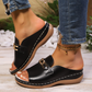 Low heel wedge sandals