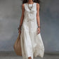 Flowy embroidered maxi dress