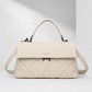 Diamond pattern shoulder bag