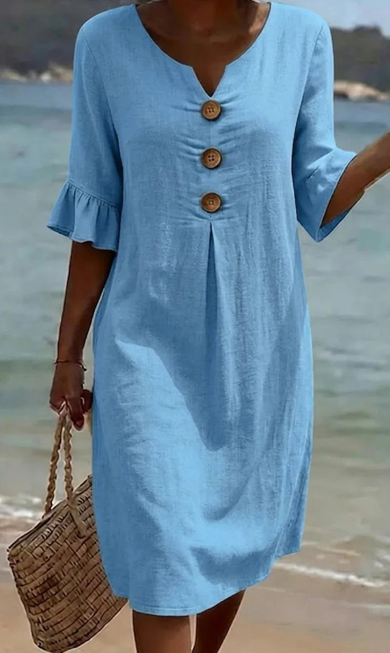 Light blue casual dress