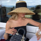 flat top straw hat