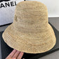 Raffia summer bucket hat