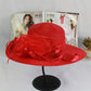 organza floral church hat