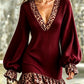  Long sleeve mini dress