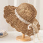 Lace Ribbon Woven Hat