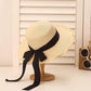 Wide brim straw hat