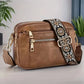 Adjustable floral strap bag