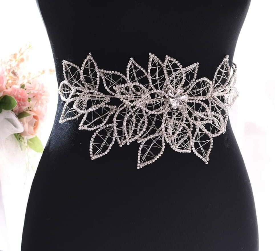  Rhinestone Wedding Bellt