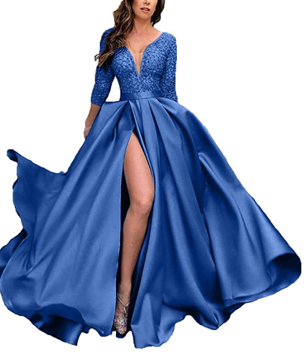 Blue prom dresses