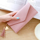 CLUTCH PURSE: TASSEL COIN PURSE SIMPLE ZIPPER CLUTCH