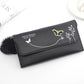 CLUTCH PURSE: TASSEL COIN PURSE SIMPLE ZIPPER CLUTCH